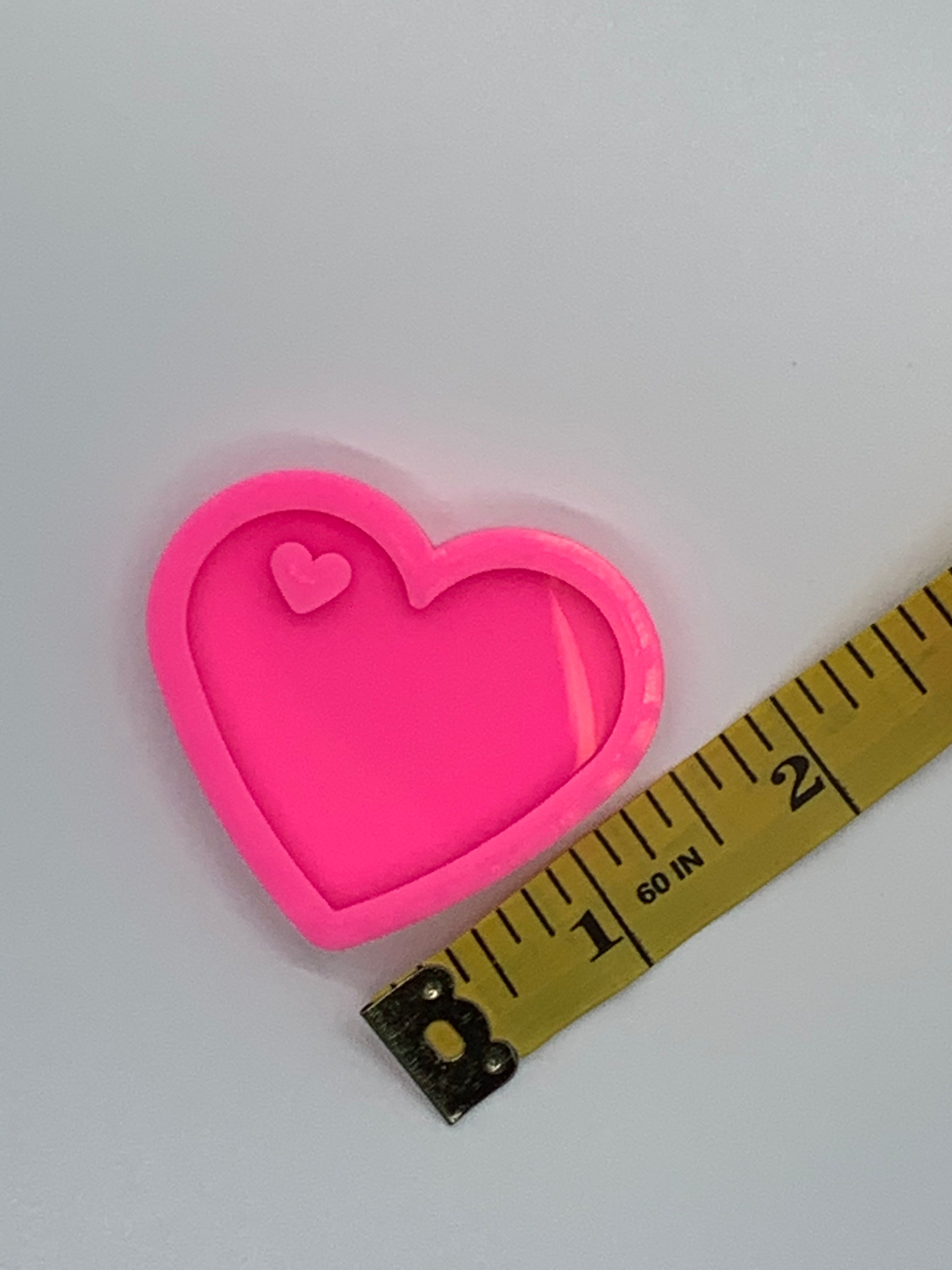 Heart Shiny Silicone Mold