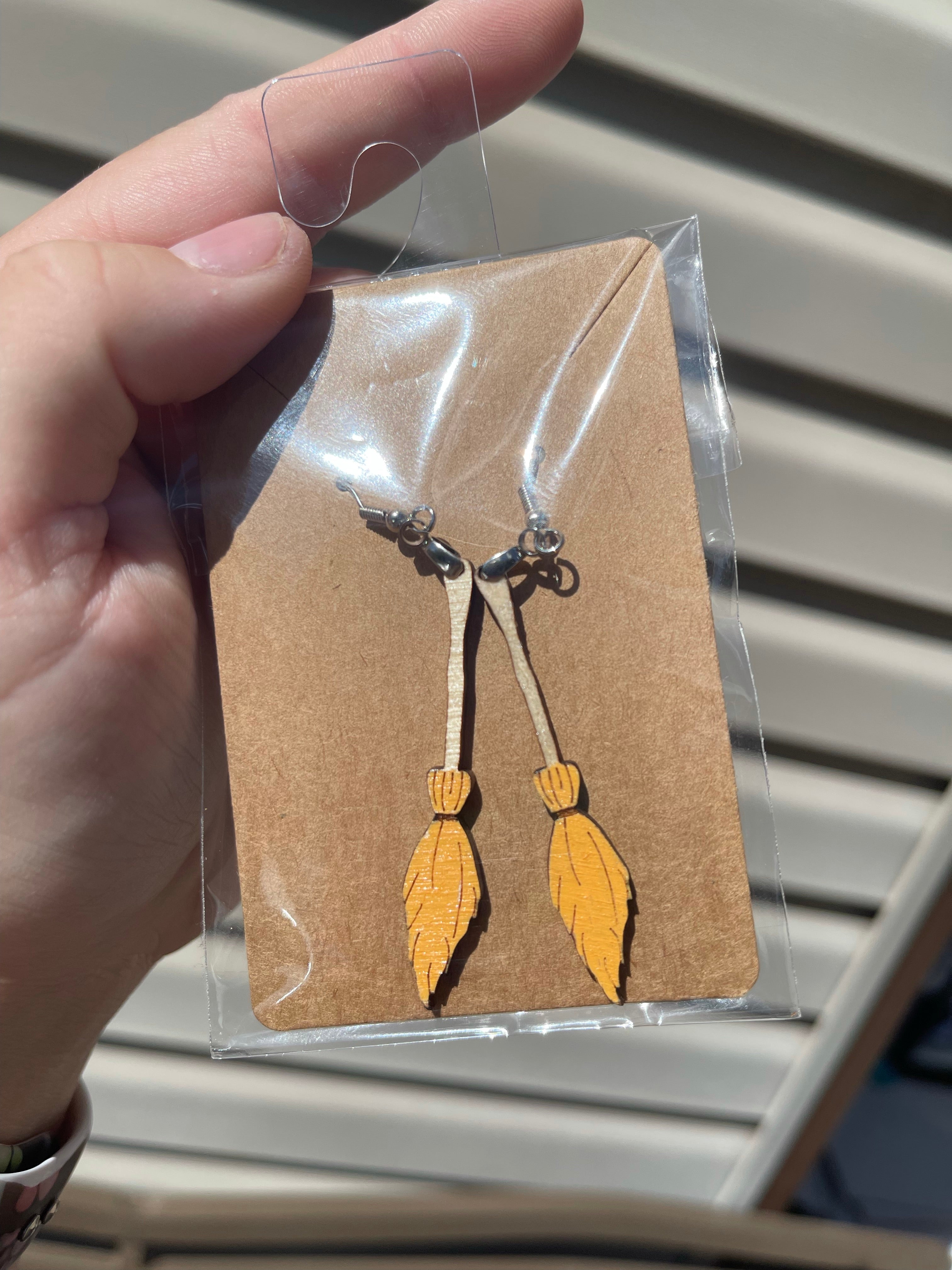 Broomstick Dangle Earrings