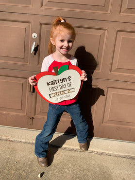 Back to School Apple Interchangeable Sign