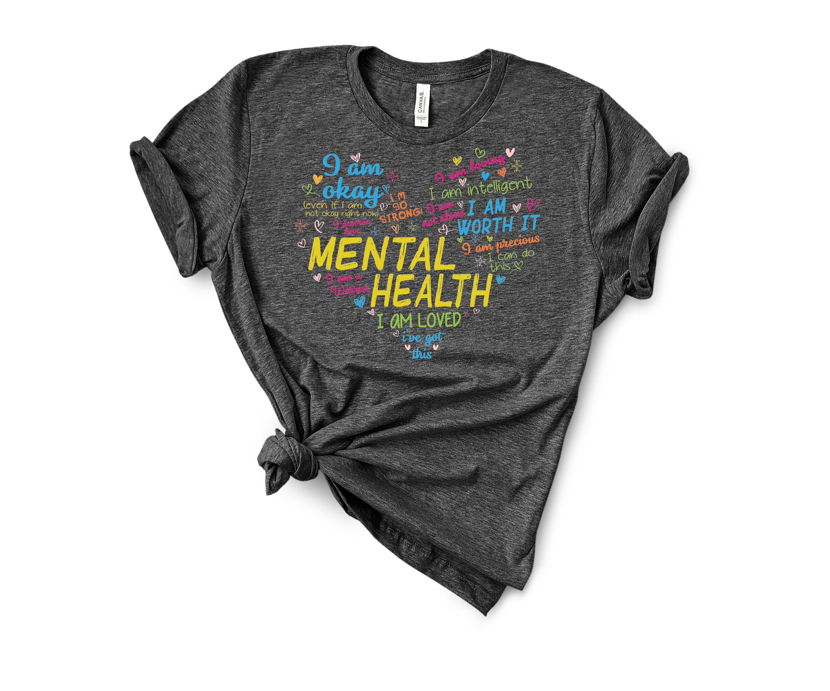 Mental Health Awareness Fundraiser Shirts - Mental Health Heart