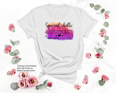 Special Skills Sublimation T-Shirt