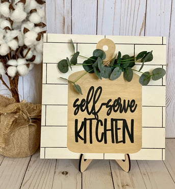 DIY Wooden Sign Kit - Self Serve Kitchen
