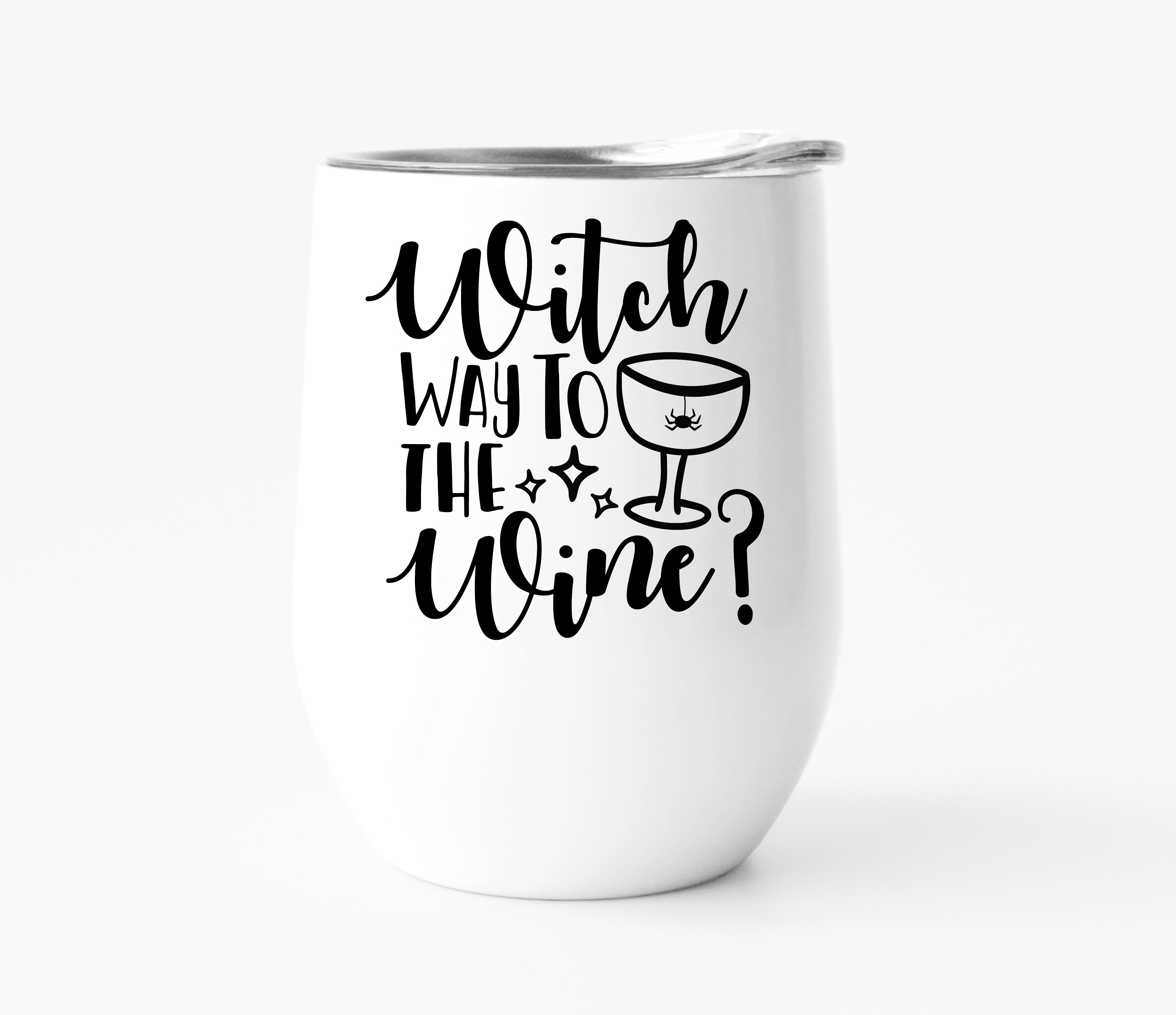 Witch Way to the Wine Wine Tumbler